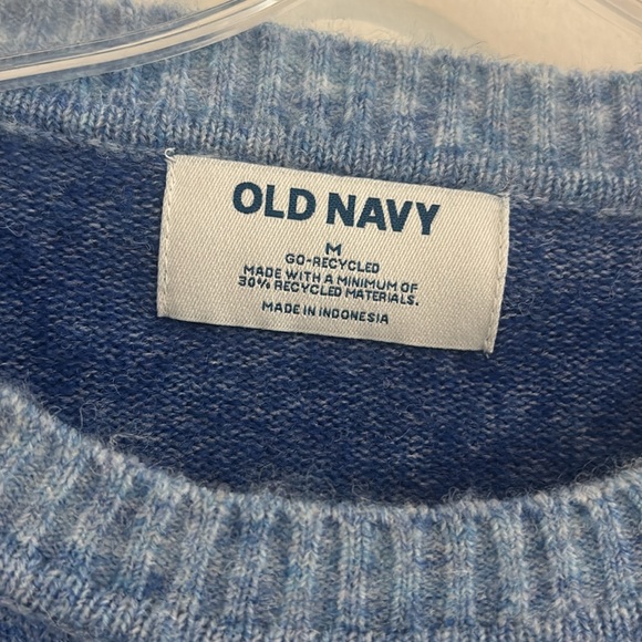 Old Navy Women’s Size M Oversized Blue Ombre Sweater - Picture 5 of 6